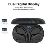 MyBat Pro Glide True Wireless Earhooks Earbuds with Charging Case - BlackMyBat Pro